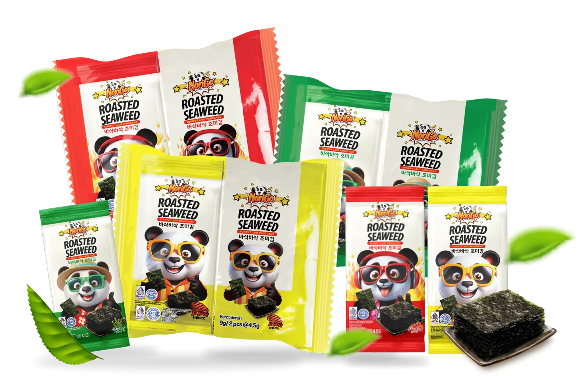Norigo Dosirak Nori Snack roasted seaweed packs