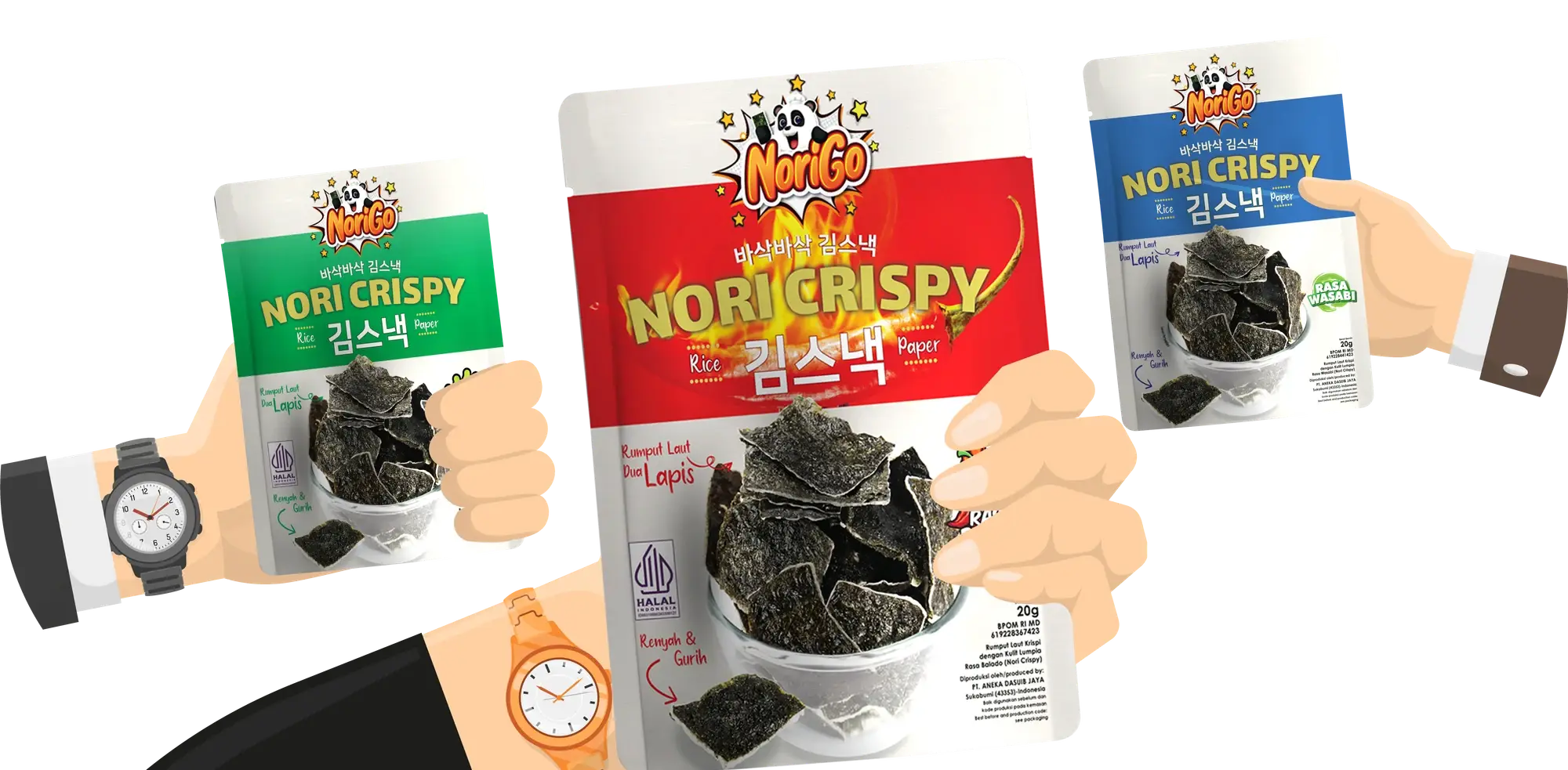 Norigo Nori Crispy packs