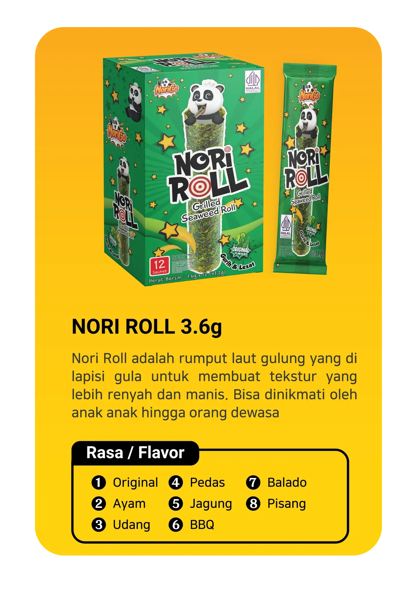Nori Roll 3.6g