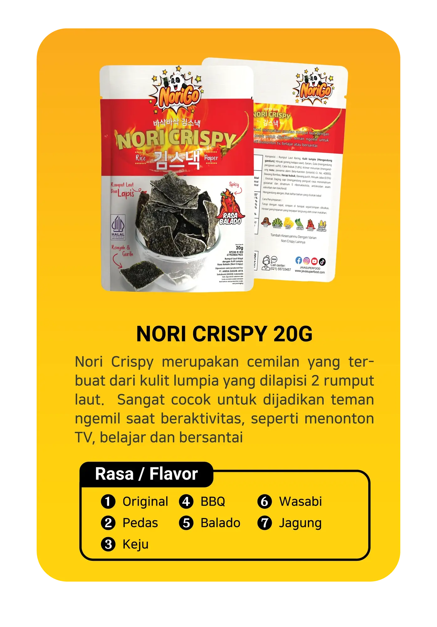 Nori Crispy 20g